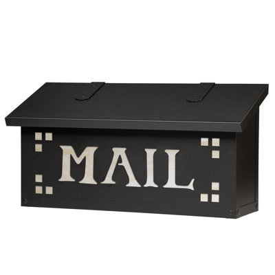 Pasadena Brass Wall Mounted Mailbox