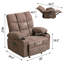 Fauteuil inclinable avec port USB et poche latérale