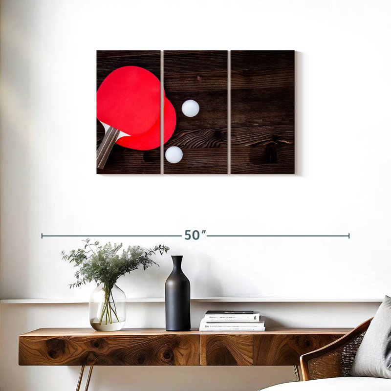 Sireci Table Tennis, 20" H x 33" W