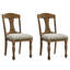 Table de salle à manger à rallonge Mid-Century pour 6 personnes - Chaises courbées en bois rembourrées pour salon et cuisine