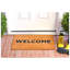 Tapis d'entrée extérieur antidérapant Retro Block Welcome-92409170