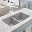 Performa Silgranit 33" L x 20" W Double Bowl Granite Composite Undermount Kitchen Sink-196677104