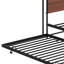 Base de lit plateforme avec couchette, ports USB et support à lattes