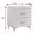 2-Drawer Bedroom Nightstand