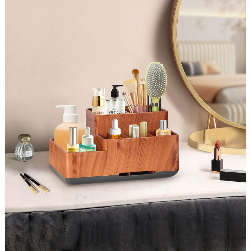 Bathroom Accessory Set, Brown