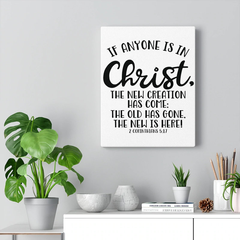 Is In Christ - Wrapped Canvas Print, 61cm H x 46cm W