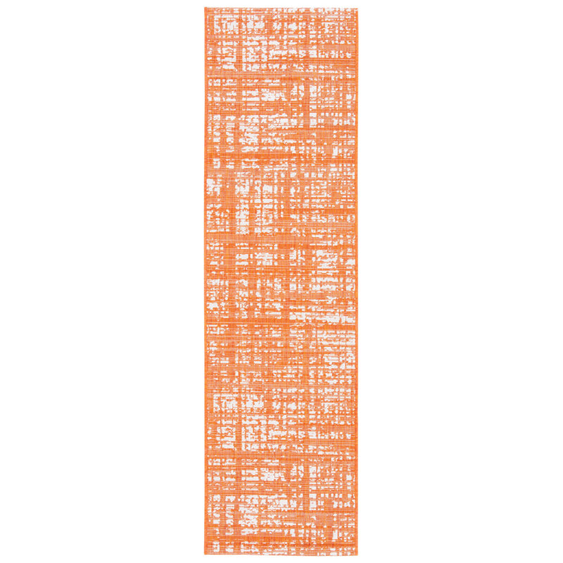 Mascher Performance Abstract Indoor/Outdoor Area Rug, Runner 2'3" x 8'