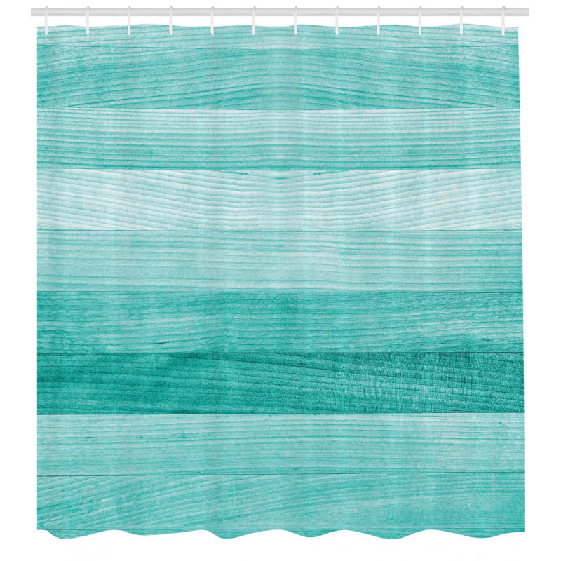 Shower Curtain with Hooks Included, 70" H x 69" W