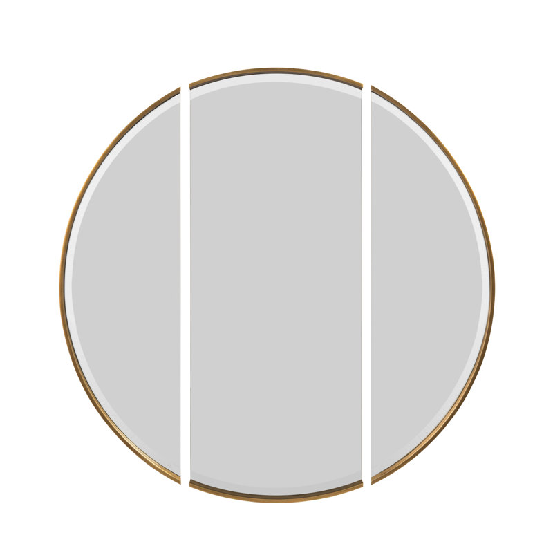Tarski Flat Metal Beveled Wall Mirror