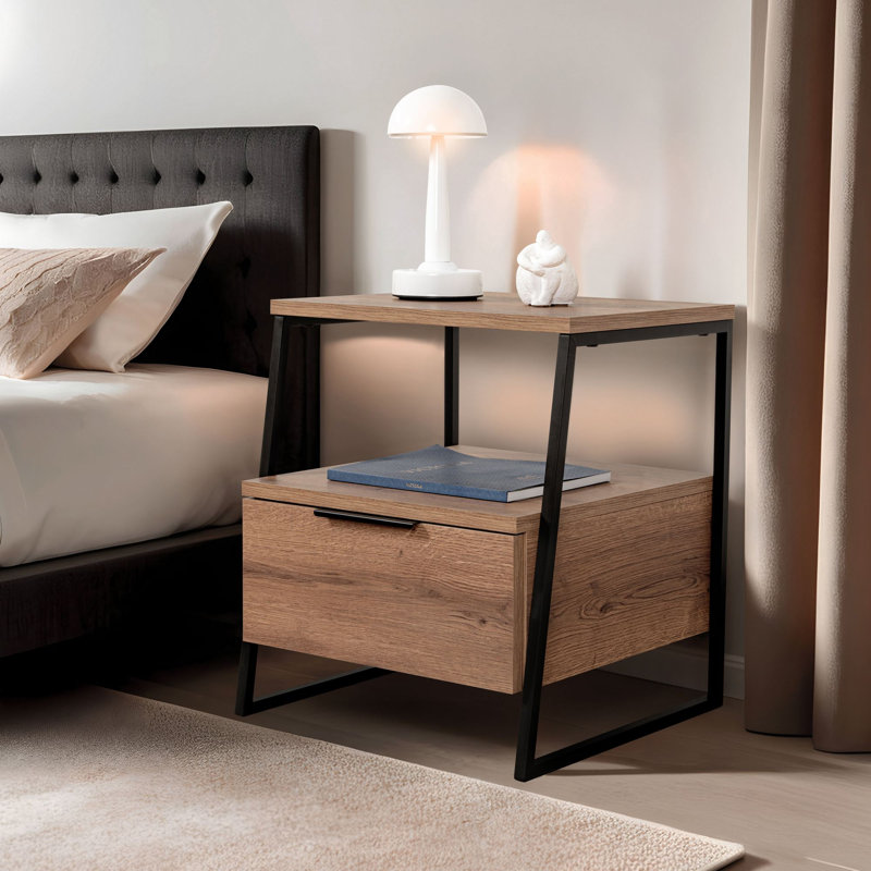 Table de nuit, Brun