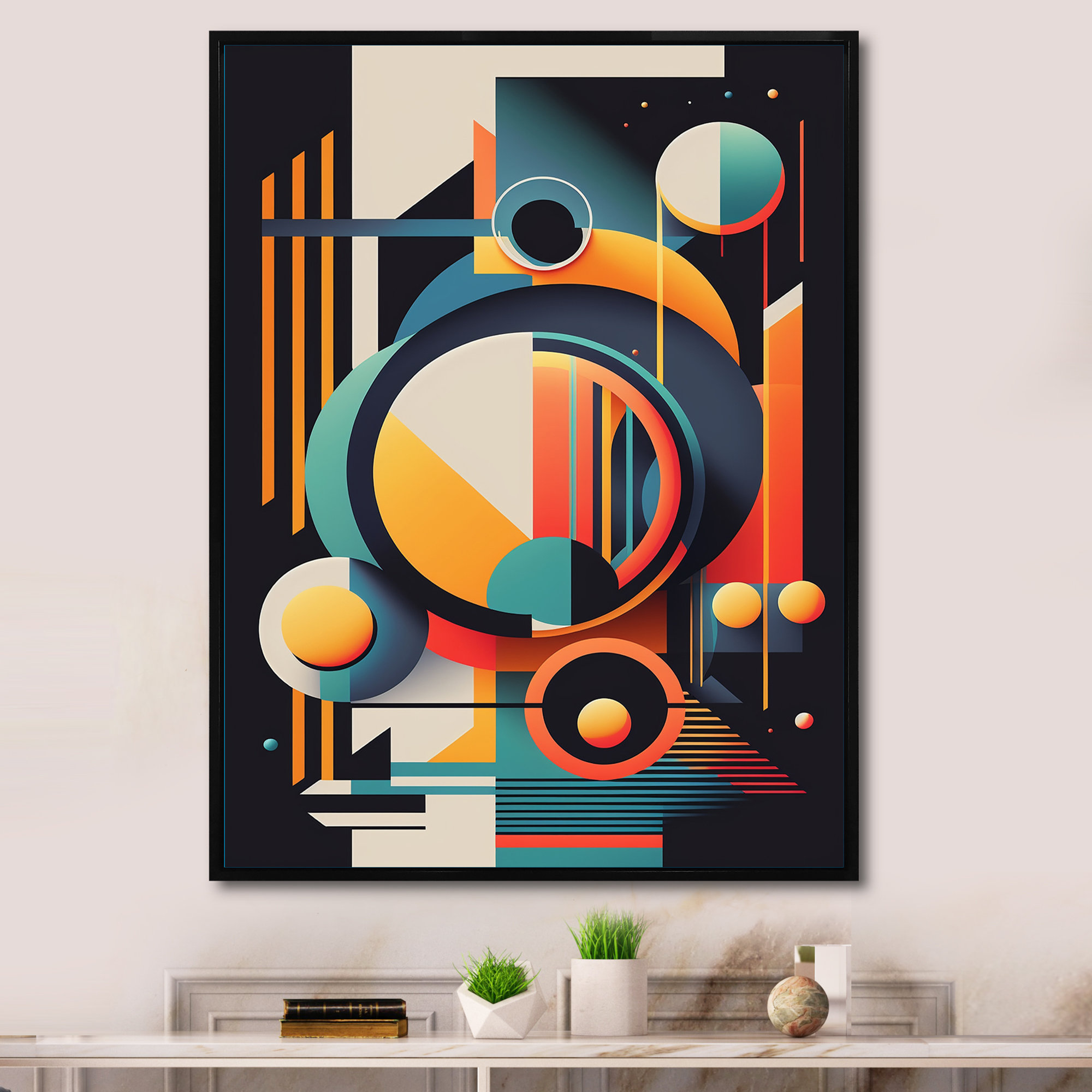 Bauhaus Bauhaus Print Exhibition Poster Set of 3 Prints - Wall Art Wrapped  Frame Canvas Print