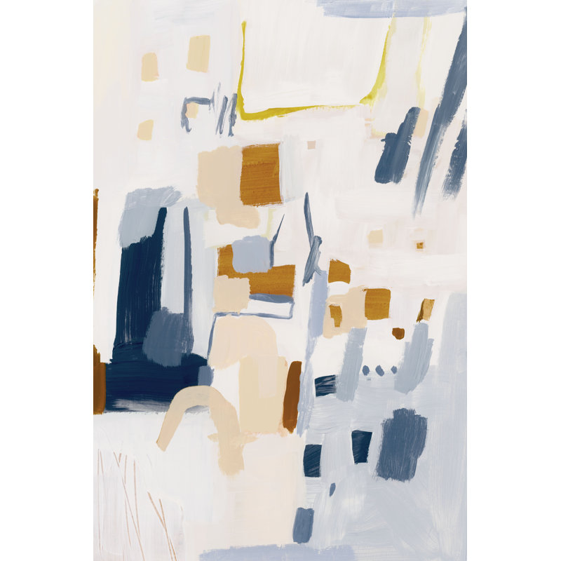 Gismo II - Painting, 122cm H x 81cm W, Black Floater Framed