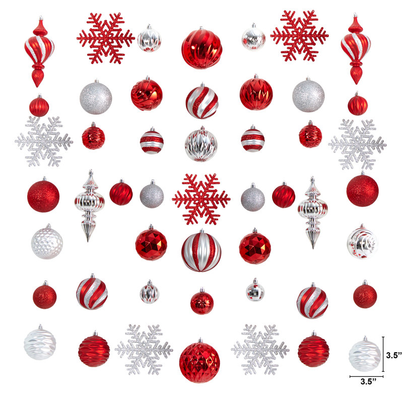 Ensemble de 81 décorations de Noël 81 pièces