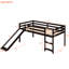 Lit mezzanine simple avec glissade - cadre en bois, aucun sommier requis, pour plus de 6 glissières, construction, fondation, âges et plus