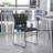 881 lb. Capacity Sled Base Stack Chair with Carry Handle and Air-Vent Back-74931502