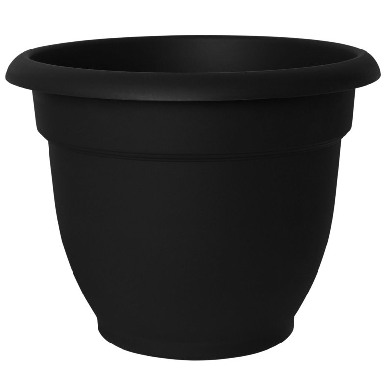 Pot à fleurs intérieur / extérieur Traditional, Terre cuite, H 17 po x l 21,5 po x P 21,5 po