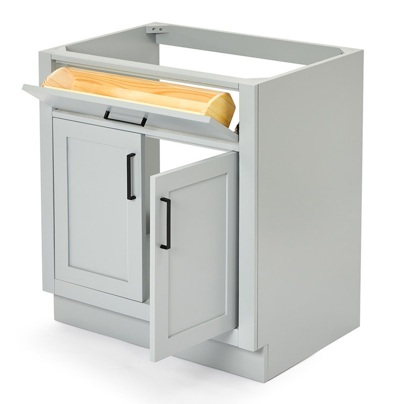 Base de meuble-lavabo simple 30 po Osoria, Gris
