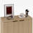 George Oliver Sideboard Buffet Cabinet, Storage Cabinet, Accent Cabinet Credenzas With 2 Fluted Doors 2 Shelves, Cupboard For Living Room Bedroom-2108418672-2089928194