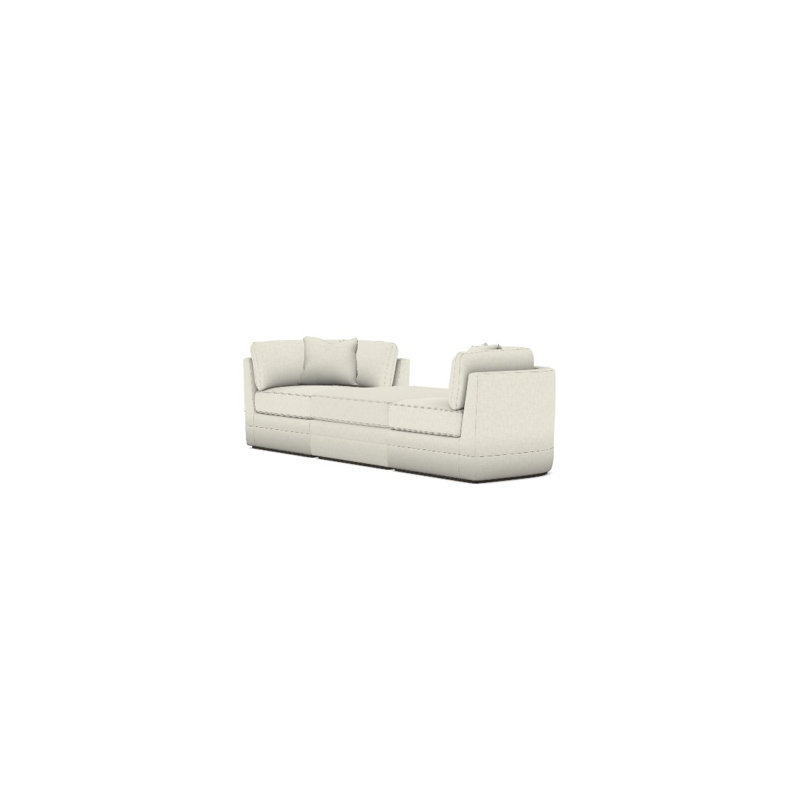 Thom Filicia Home Sectional, Havana, Nomad Snow Polyester Blend