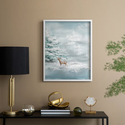 Christmas Holiday Art CLXXV Framed Print - Solid Wood