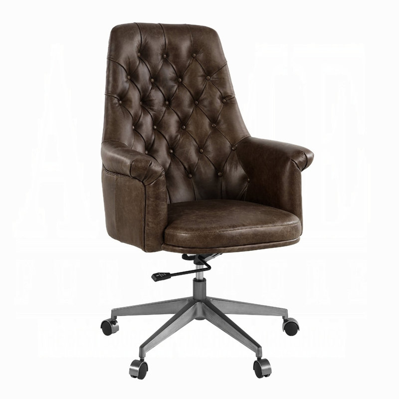 Canora Grey Genuine Leather Executive Chair