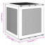 Boîte de rangement pour jardin Vidaxl 21,7 po x 20,9 po x 22,4 po en PP-117060620