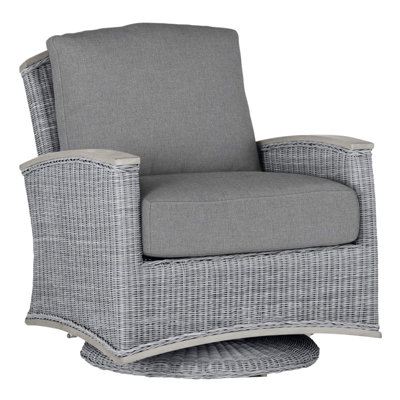 Astoria N-Dura Resin Wicker Outdoor Swivel Glider Chair by Summer Classics