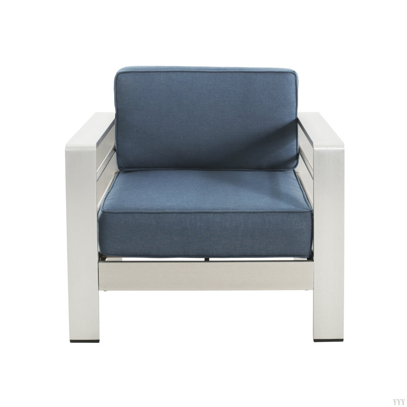 Coussin de chaise club, Bleu