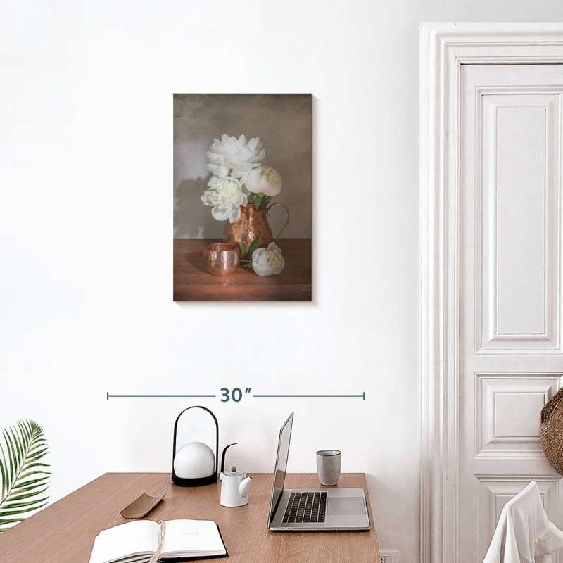 Harnek Vintage Peony Dreams III, H 24 po x l 16 po