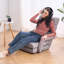 Chaise de plancher avec 5 positions de réglage et accoudoirs gris