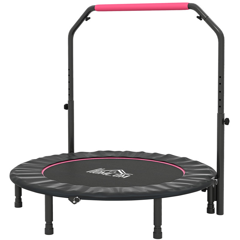 17 Stories 122cm Round Fitness Trampoline, Blue
