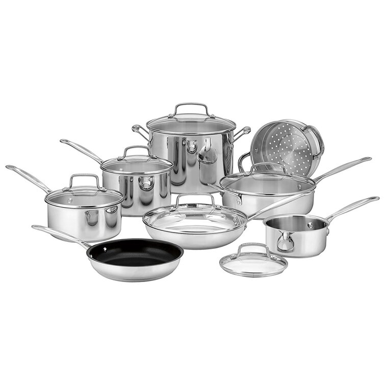 14 Pieces Stainless Steel Kitchen Ware in Cookware Set with Bakelite Handle  - China Kitchenware and Stainless Steel Cookware price