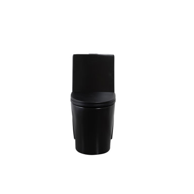 Espace Habitation GBI 1.59 Gallons GPF Elongated Comfort Height Floor Mounted One-Piece Toilet (Seat Included)
