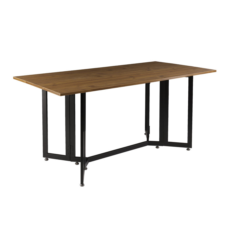 Adams Extendable Dining Table, Black