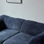 Canapé en tissu de velours 2 places moderne et peu encombrant avec coussins, idéal pour les petits espaces de vie et les bureaux, avec un design doux et compressé-1664870899