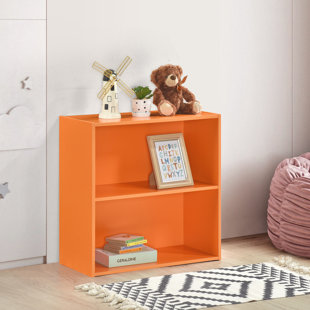2-Tier Shelf Bookcase Storage Organizer – Compact Display Shelf