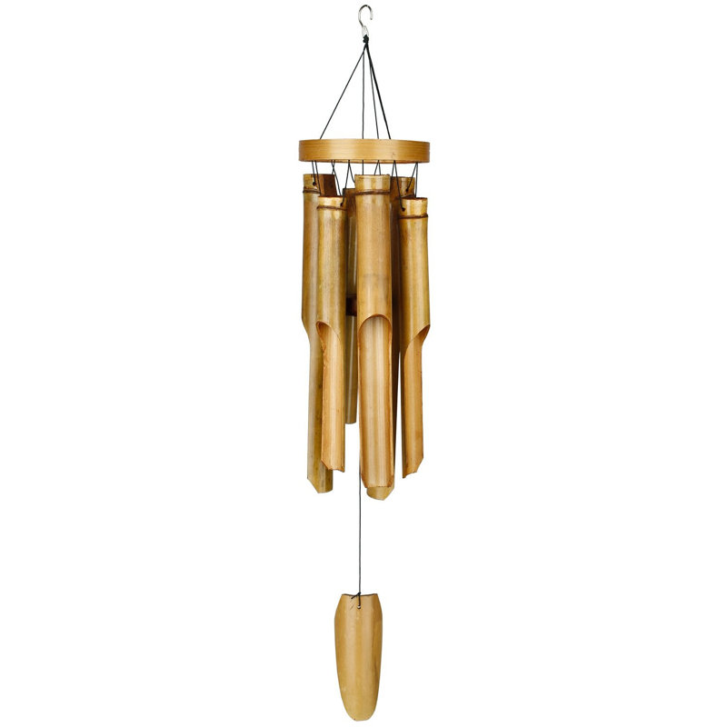 Natural Bamboo Ring Large Wind Chime
