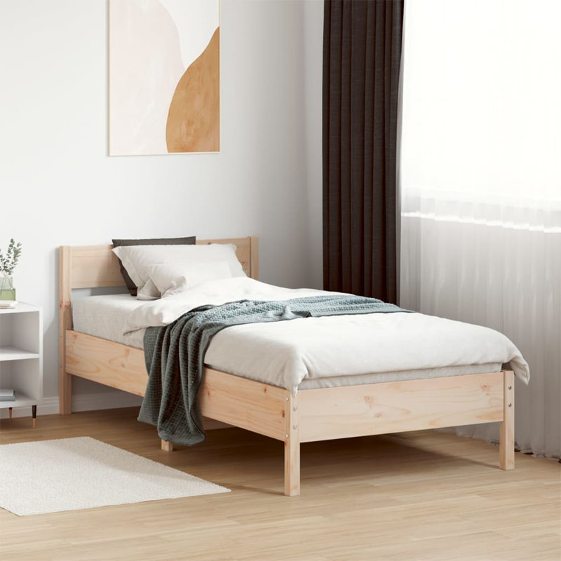 Drawers Bed, European Kingsize (160 x 200 cm), Brown, No Storage Included