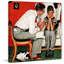 « facts of life » par norman rockwell, reproduction d’art sur toile tendue-864993079