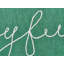ELETTARIA Green Square Throw Cushion