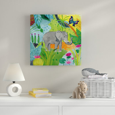 « the big jungle i », art sur toile