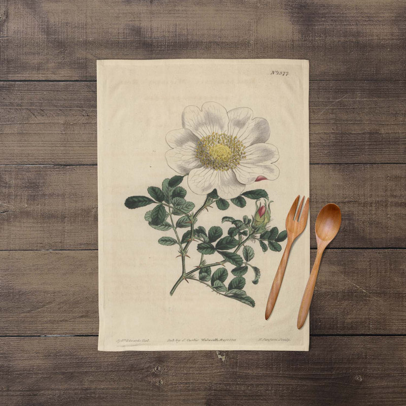Macartney's Rose - Botanical Tea Towel
