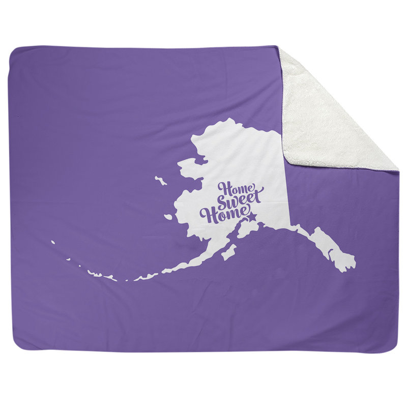 Jeté polaire pour ancrage doux home, l 52,5 po x L 62,5 po, Mauve