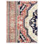 Tapis bleu marine / rouille surdimensionné Herx-Rm 12 x 18