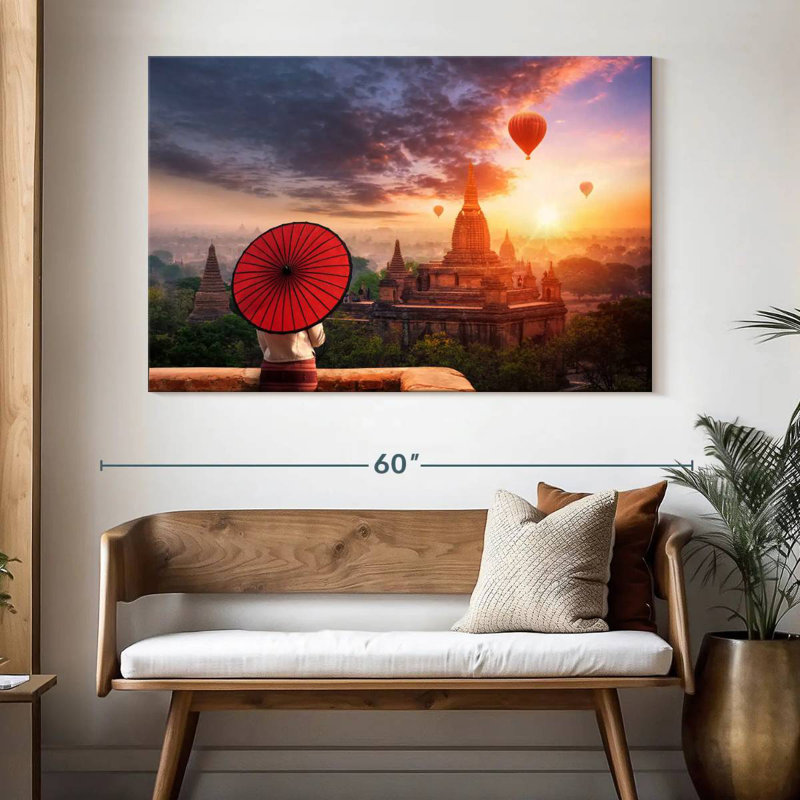 Lilie Bagan Balloon Season, 34" H x 51" W