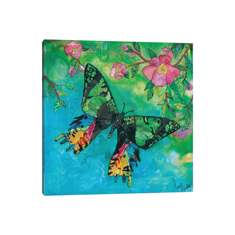 «Insect Sunset», reproduction d'art sur toile tendue, 26" x 26", Gallery Wrapped Canvas, No Frame