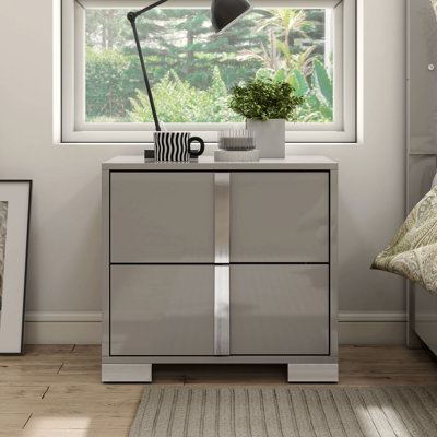 Duckworth 2-Drawer Nightstand with No Assembly Required by Gracie Oaks