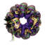 Couronne de masque Mardi Gras avec fleur de lis 28 pouces