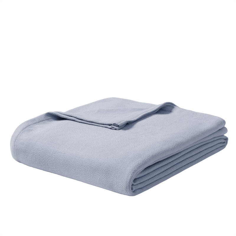 Couvertures et jetés en bambou de qualité supérieure, bleu pâle, style moderne, idéaux pour la maison