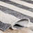 Daubert Striped Wool Gray Area Rug-1039754018